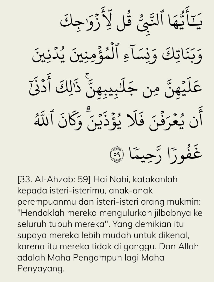 Bernard Batubara Twitter àªªàª° Ternyata Catcalling Udah Terjadi Sejak Zaman Nabi Muhammad Saw Dan Istri Istri Nabi Sendiri Yang Mengalaminya Pelakunya Para Musuh Nabi Di Madinah Ayat Al Qur An Tentang Hijab Qs Ahzab 33 59 60