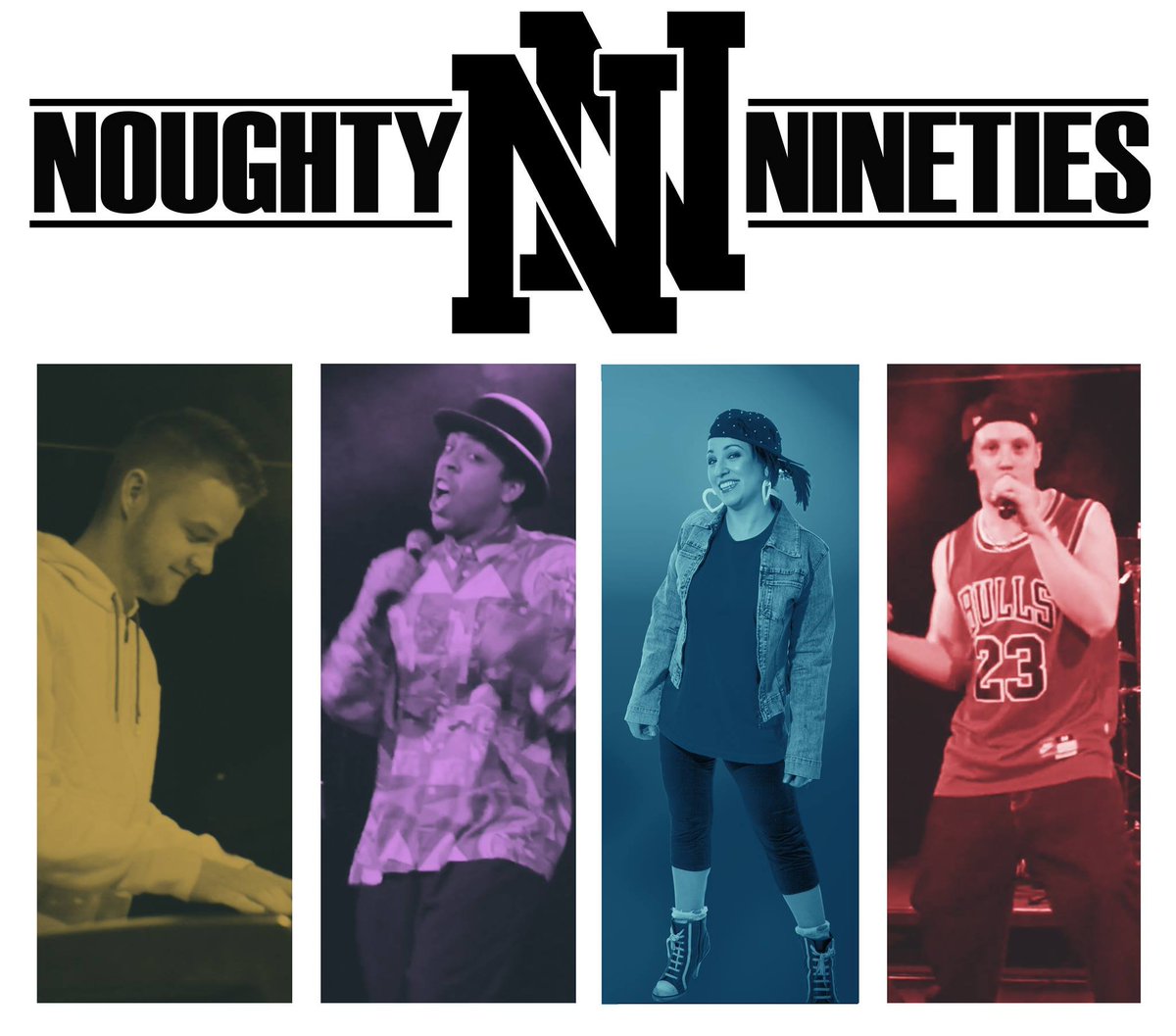 This Saturday 9th June at The Riverrooms!
NOUGHTY NINETIES
From raving to rapping, grooving to old schoolin’, this vibrant and versatile four-piece will be sure to get the party started with an eclectic mix of ‘90s and early ‘00s dance-floor fillers. RR