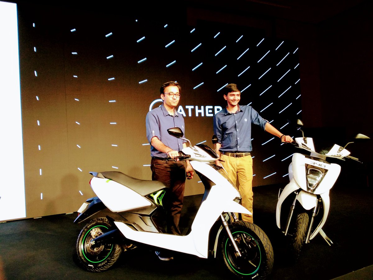 sanjivvakharia's tweet image. The @atherenergy @tarunmehta @swapniljain89  #launched #ather450 &amp;amp; #Ather340 #bangalore
