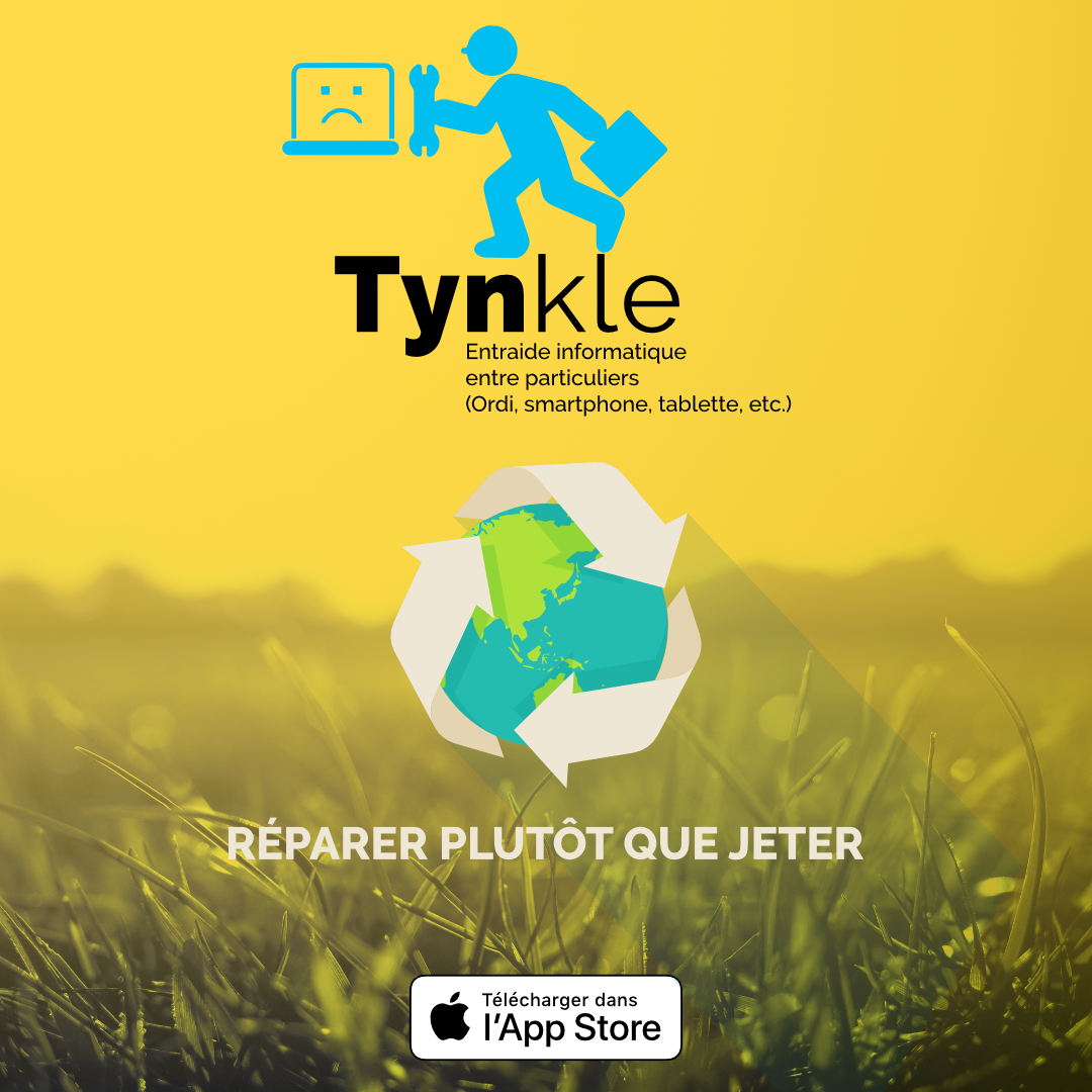 TynkleFR's tweet photo. Choisir #Tynkle pour réparer son tel, c'est être #éco-responsable ;)

#bonplan #IOS #Apple #startup #StationF #WorldEnvironmentDay https://t.co/S5kiuV5Jyi
