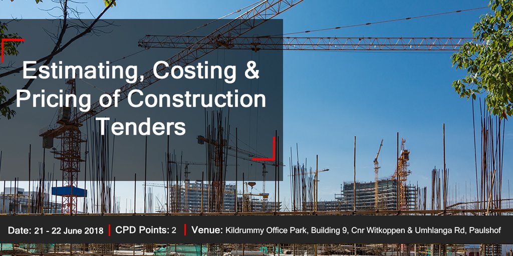 CESA_SCE's tweet photo. Get equipped with the skills to gain a competitive advantage by understanding the technical aspects of a bidding document &amp; more. Register for the Estimating, Costing and Pricing of Construction Tenders course. Don’t miss out! https://t.co/lVCiEwiWG6  #CESACourses https://t.co/TWR7kTWgRT