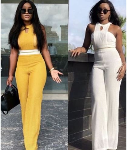 discovering_oyo's tweet photo. Cee-C Vs Bambam: who rocked the jumpsuit better

RT for Cee-c,  Like for BamBam 
#BBNaija https://t.co/kqvIWXnjdV