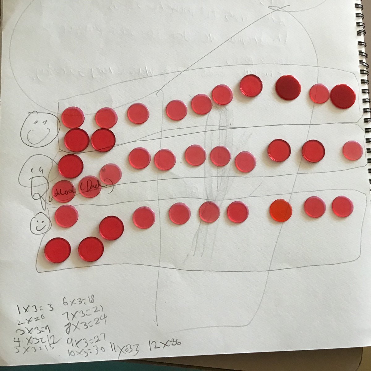 YISbrown's tweet photo. Reviewing division strategies. Dividing a set of "apples", "plums," or other fruit. Making equal shares for each family member. Recording corresponding multiplication equations. Considering the remainder, if any are left over. https://t.co/kKtZpGI8jh