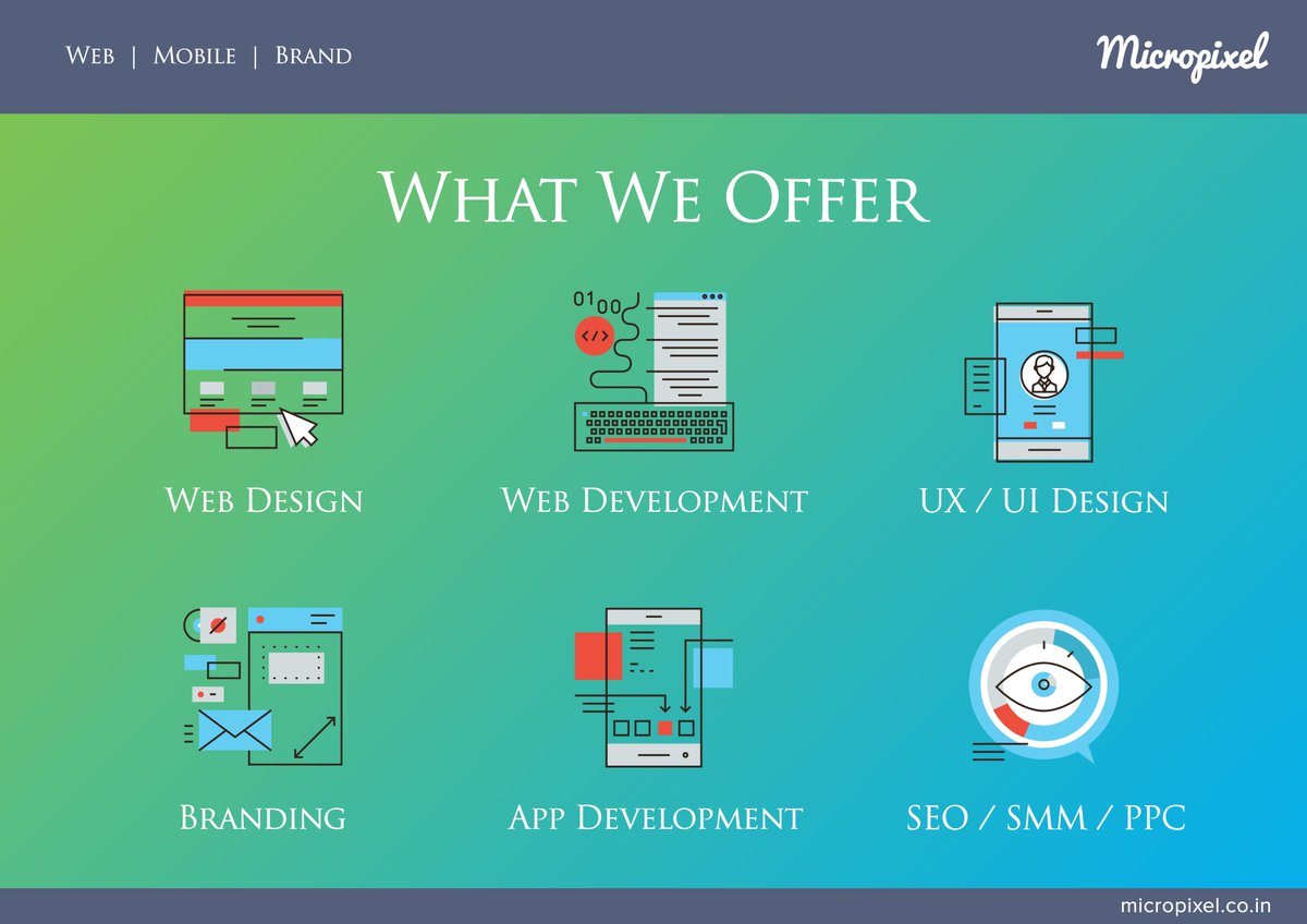 Micropixel_IT's tweet photo. #Micropixel provides a range of highly optimized #Webdevelopment services that help brands and startups bring their ideas to life. Our core development solutions include #CustomWordPressdevelopment, #Mobiledevelopment and #DigitalMarketing.
https://t.co/HkaMjwbXGz https://t.co/M59fPlD9gm