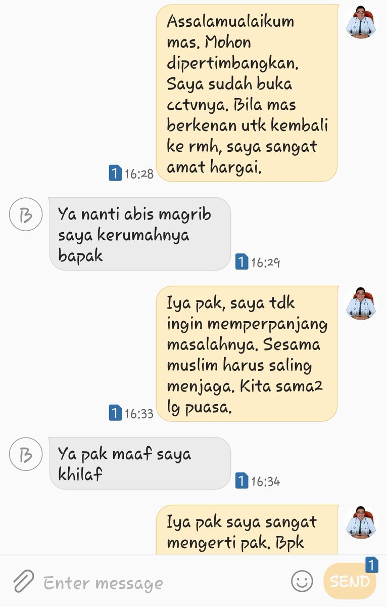 Percakapan Gia dengan driver ojol