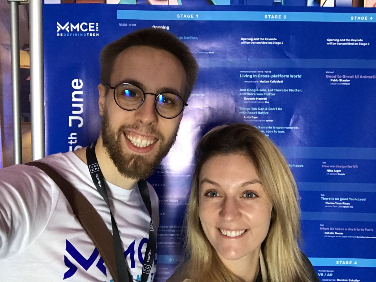 MaciejOczko's tweet image. It&apos;s happening with @_joannakk_ at #MCE2018  🚀👋 #redefiningtech