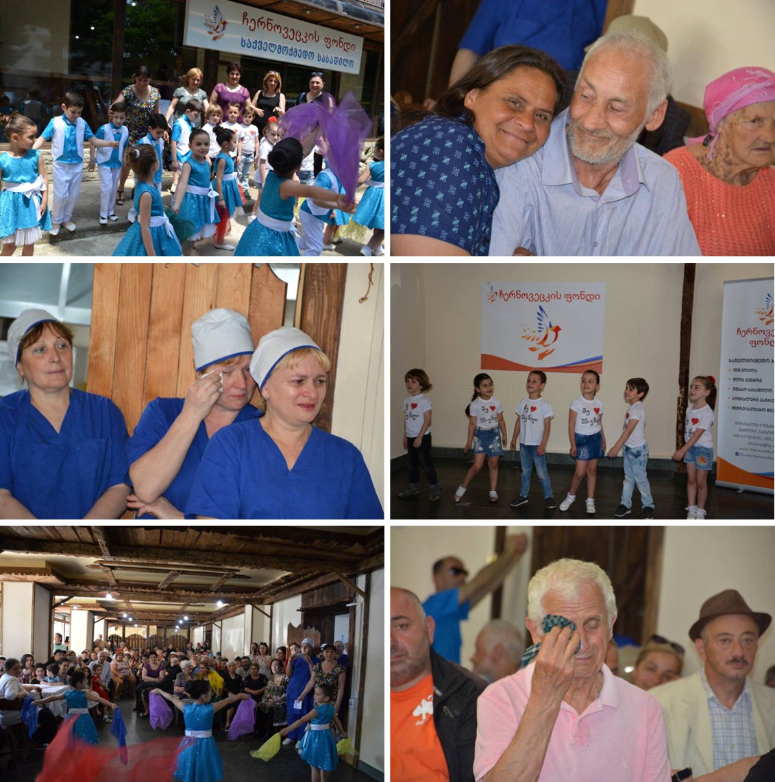 LChernovetskyi's tweet photo. Look at these photos! When I see a #smile and emotions of a #child or an old person, I can’t hold back my tears!
That’s how my employees congratulated our guests of a dining room in Kutaisi on 100 years #anniversary of #Independence of #Georgia! #like #repost #ChernovetskyiFund https://t.co/e8cMO8q9ty
