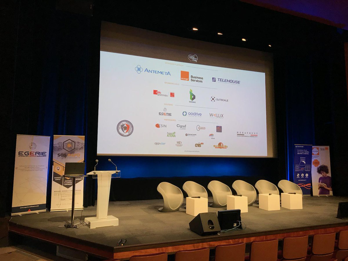 EGERIEsoftware's tweet photo. C'est parti pour le #cloudindependenceday ! Retrouvez @JeanLarroumets pour une table ronde à 14h15 sur le thème de la #stratégie de la #donnée.
#CID18 https://t.co/FRWhoA6Vgc