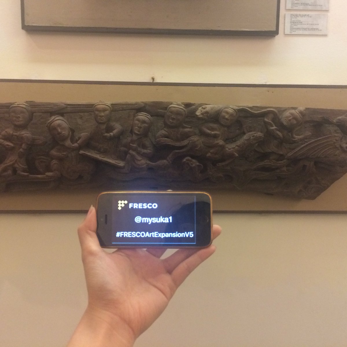 mysuka1's tweet photo. #FRESCOArtExpansionV5
 A beautiful artwork - I knew it through 
@FRESCO_NETWORK  
#Bao_tang_my_thuat https://t.co/c4Y0RCfzA6