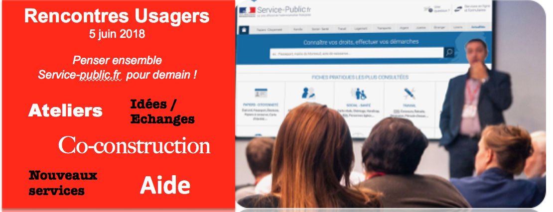 5 juin : La <a href="/DILA_officiel/">DILA</a> organise les Rencontres Usagers <a href="/servicepublicfr/">Service Public</a>  : une journée pour construire ensemble ! #ateliers #administration #simplification #démarches  😃