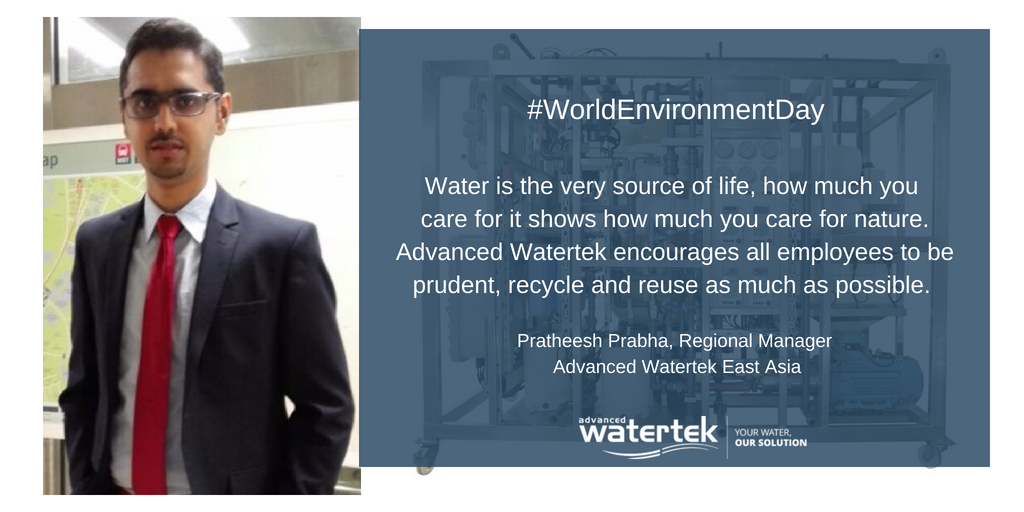 Adv_Watertek's tweet photo. Today is #WorldEnvironmentDay2018. This year the focus is on #BeatPlasticPolution  Our environmental policy focus on that all employees should think about the environment and recycling in their daily work - small and big. #WaterTreatment https://t.co/zKj0wmnZcm
