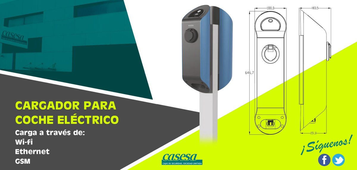 CasesaMalgrat's tweet photo. #FelizMartes #DiaMundialDelMedioAmbiente Aprovechamos la ocasión para recordar que tener un cargador de #CocheElectrico 🚗 aportará un valor añadido a tu #hotel. Pide presupuesto en 📨info@casesa.net o llama al 📞93 761 99 57
#cajasdeseguridad #cajasfuertes https://t.co/IP8BTbLgVB