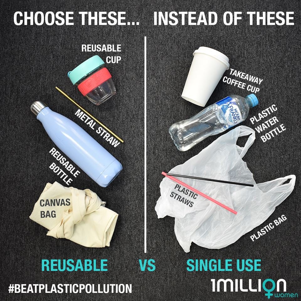 Today is #WorldEnvironmentDay Each of us can make a difference.
Here are some suggestions for how you can #BeatPlasticPollution
#WasteStopswithMe