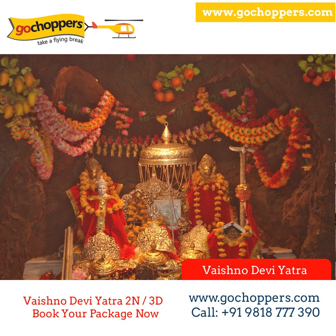 GoChoppers's tweet photo. Mata #VaishnoDevi temple with an interesting back story, is one journey in India that truly gives respite to the seeker.

Book your #package today call +91 9818777390 or visit https://t.co/7jVNgL6HW9 

#IncredibleIndia #Pilgrimage #Tours #GoChoppers #helicopter #travel #packages https://t.co/9lSgT68rNO