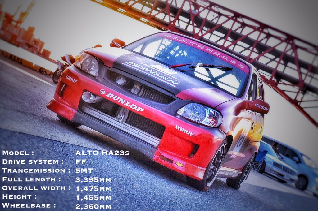 ha23v スズキアルト5mt 紫 ADVAN EG6/よーすけ on X: 