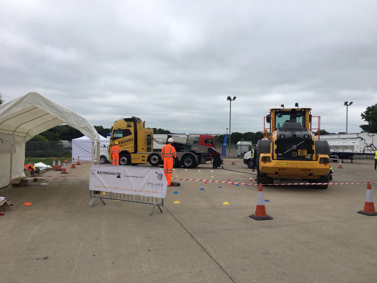 spillardsafety's tweet photo. Driving Vision Forward and Raising Blind Spot Awareness with Buckingham Plant at British Sugar safety days #killtheblindspot https://t.co/VkEB5q9h46