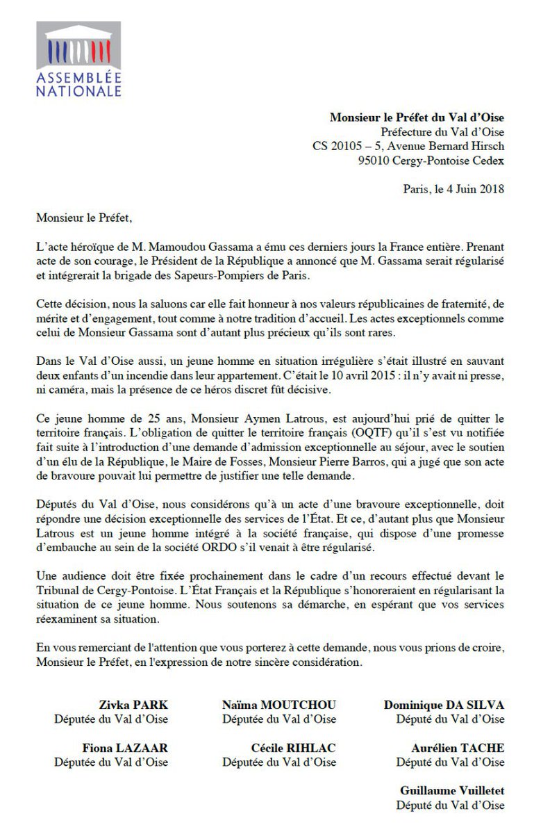 En Vous Remerciant De Lattention Que Vous Porterez En Vous Remerciant De Lattention Que Vous Porterez