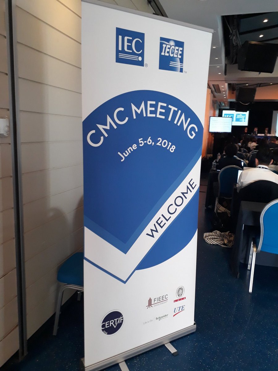 En direct du CMC Meeting de l'IECEE <a href="/IECStandards/">IEC</a> à <a href="/capesterel/">Cap Esterel Club</a> - 2 days of annuel meetings - more than 40 countries represented <a href="/PierreSELVA/">Pierre SELVA</a> <a href="/BureauVeritasFr/">Bureau Veritas France</a> @_BureauVeritas @Apave_Certif #certification #cmcmeeting #iecee #conference #congress #france #standards