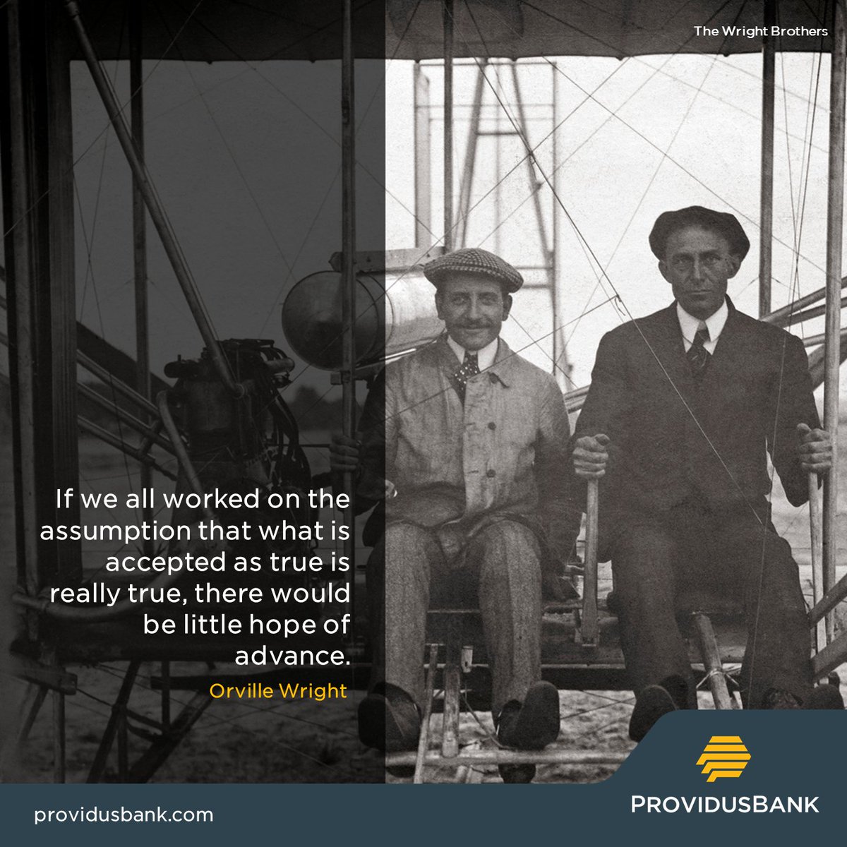 #Pioneers #FutureForward #innovation #WrightBrothers

Sometimes we need to challenge the norm to innovate.