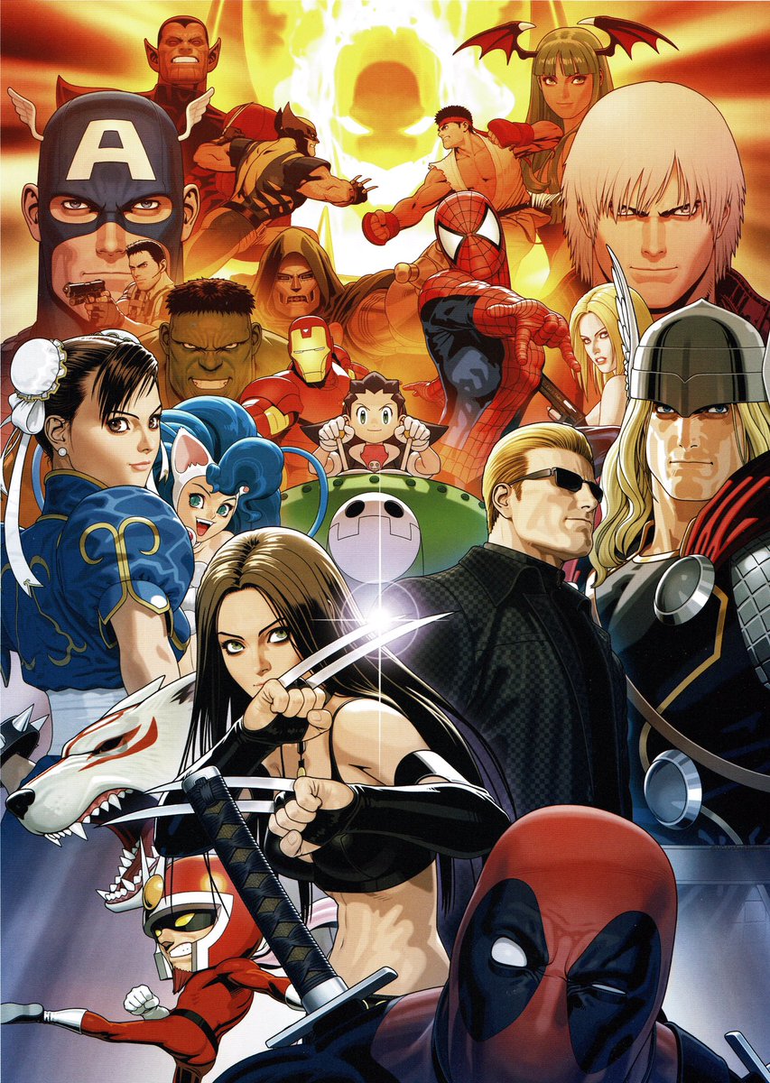 Marvel VS Capcom 3 - promotional artwork.