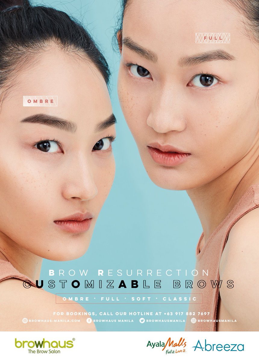 abreezatweets's tweet photo. Say goodbye to everyday grooming hassles! Have those perfect brows 24/7 with @BrowhausManila's signature Brow Resurrection, which is on a special discount until the end of June. Call 0917-8827697 now! #browfix #BrowhausManila #NoMakeUp #SemiPermanentMakeUp https://t.co/qerVkDW143