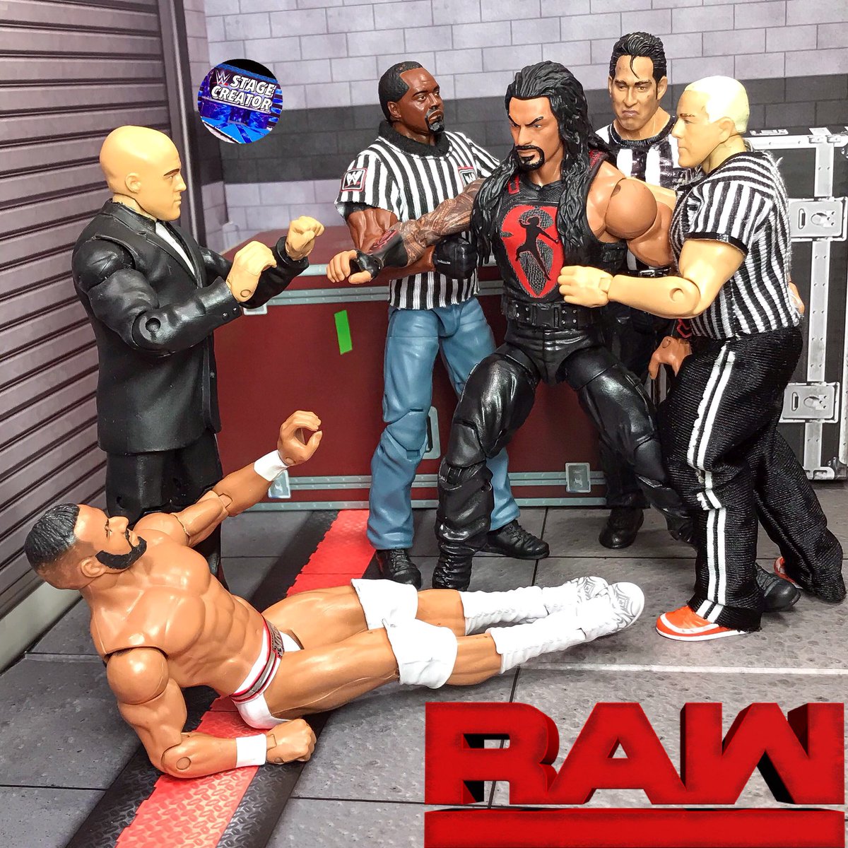 wwe action figures backstage