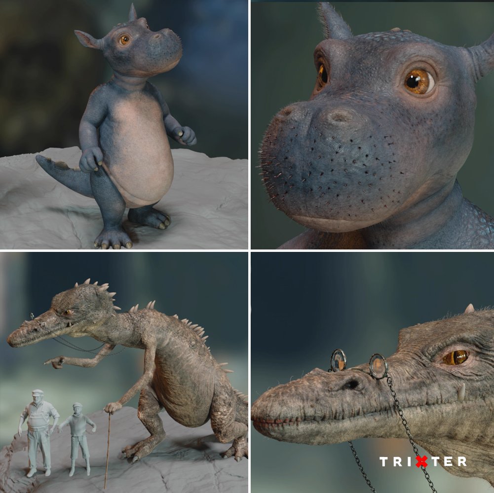 trixterfilm's tweet photo. Take a look at our amazing creature work for Jim Button and Luke the Engine Driver! #jimbutton https://t.co/7iu7mEhnxl