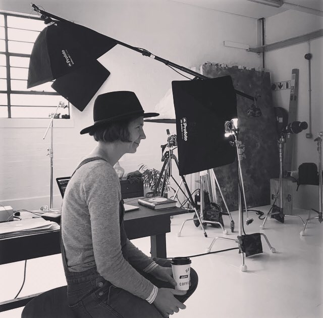 agentemma's tweet image. The lovely @IngePrinsPhoto her morning fix #deluxcoffee