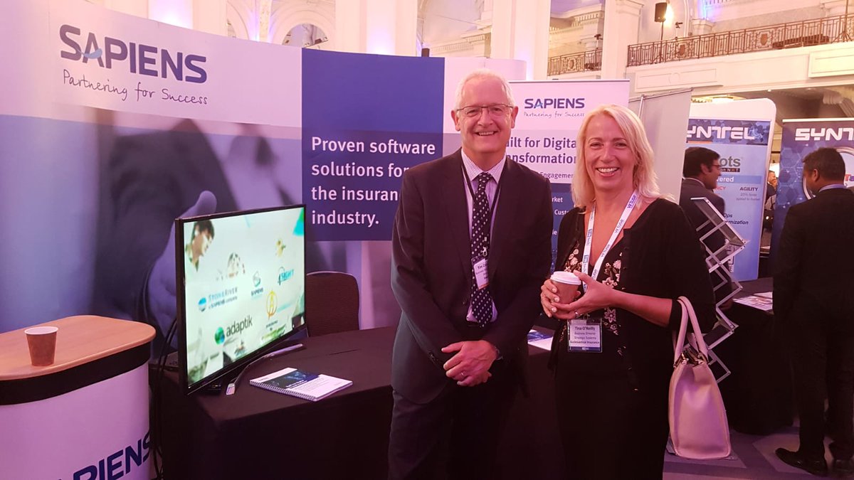 SapiensIns's tweet photo. We are open for business at #TINTech2018 and waiting for you to stop by booth 33 where we are presenting our digital offerings. #insurancesoftware #insurtech https://t.co/PLmmJuQxrD