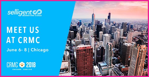Meet us at #CRMC2018 in @hiltonchicago this week. Learn about our #MarketingCloud and engage in conversations around #AI #Retail #DigitalMarketing #IntelligentCollaboration. Find us in the foyer! selligent.com/events