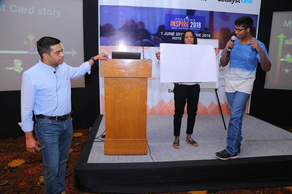 priyaPatra's tweet image. How do you feel when you share the stage with your son ? Simply PROUD !!! @agilechd