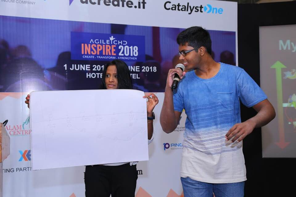 priyaPatra's tweet image. How do you feel when you share the stage with your son ? Simply PROUD !!! @agilechd