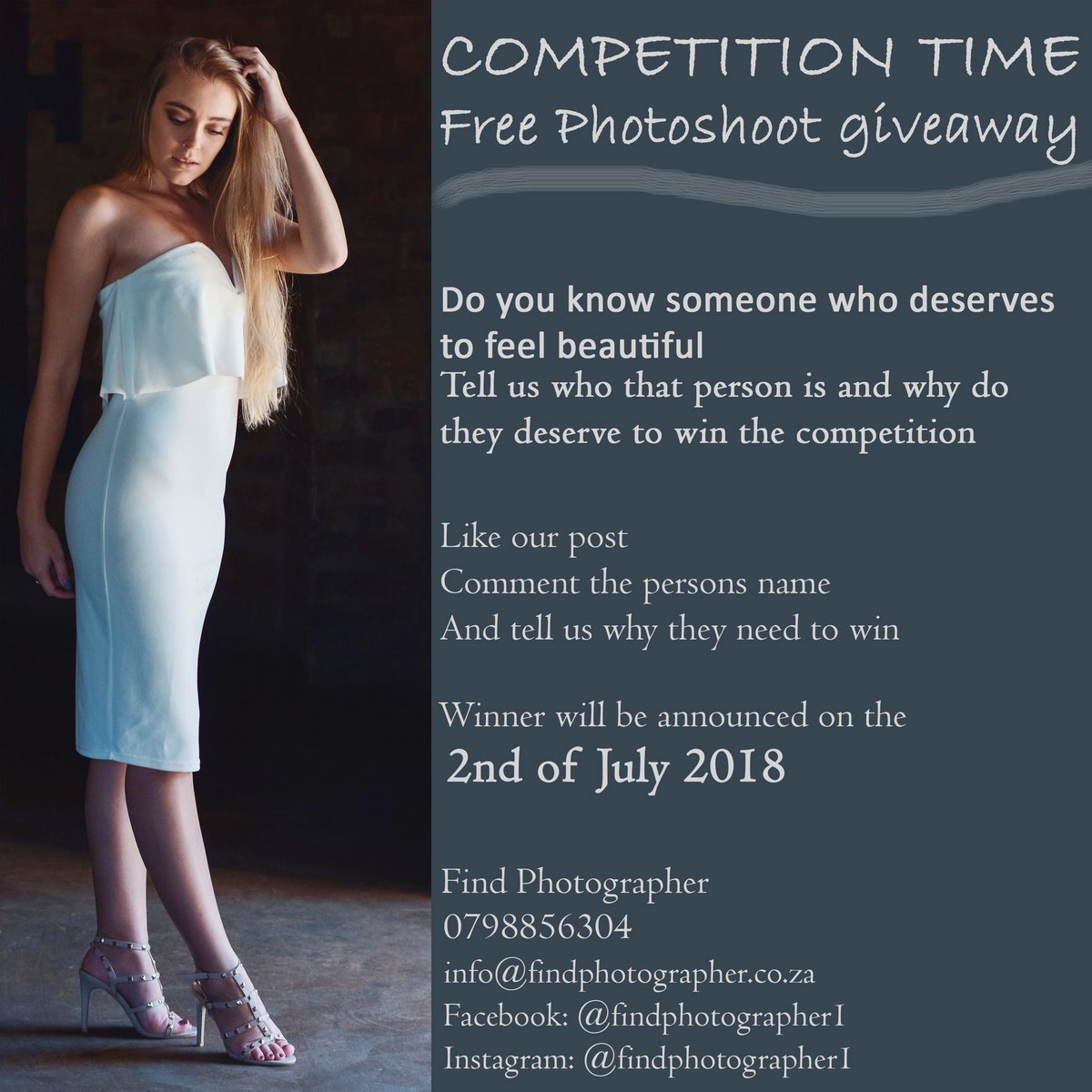 michaelstols's tweet photo. It is competition time. Enter now before it’s too late. #Photography #Photography #PhotoShoot #Competition https://t.co/iHJookwv4D