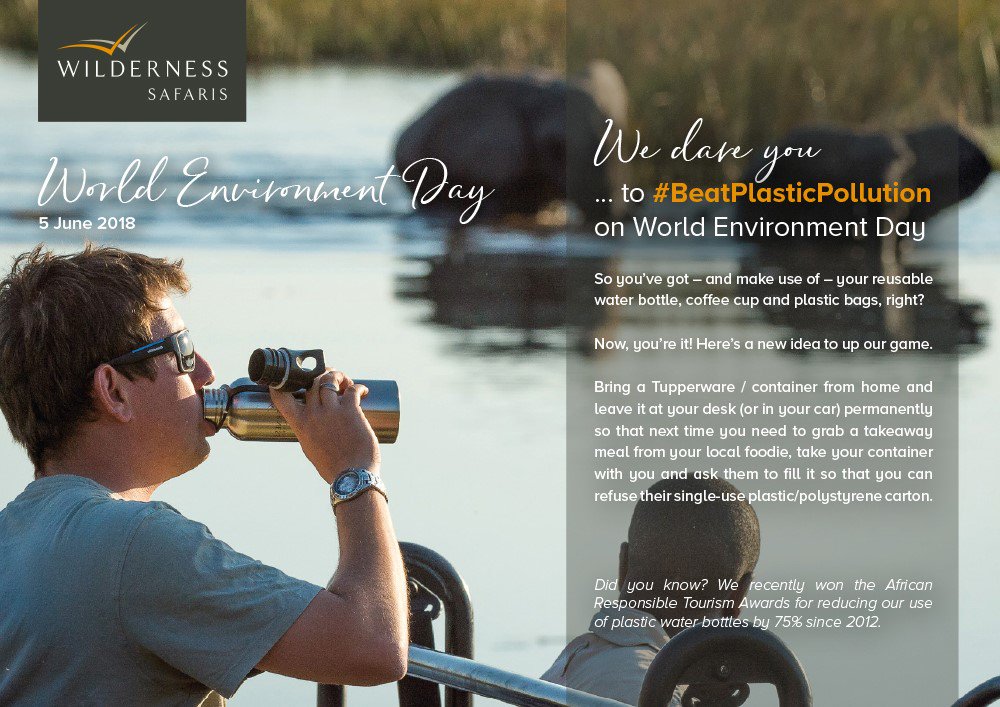 WeAreWilderness's tweet image. It&apos;s #WorldEnvironmentDay and we are determined to beat the plastic pollution scourge!
What do you think of this idea for reducing takeaway containers?
#TravelWithPurpose #OurJourneysChangeLives #BeatPlasticPollution #MakeADifference