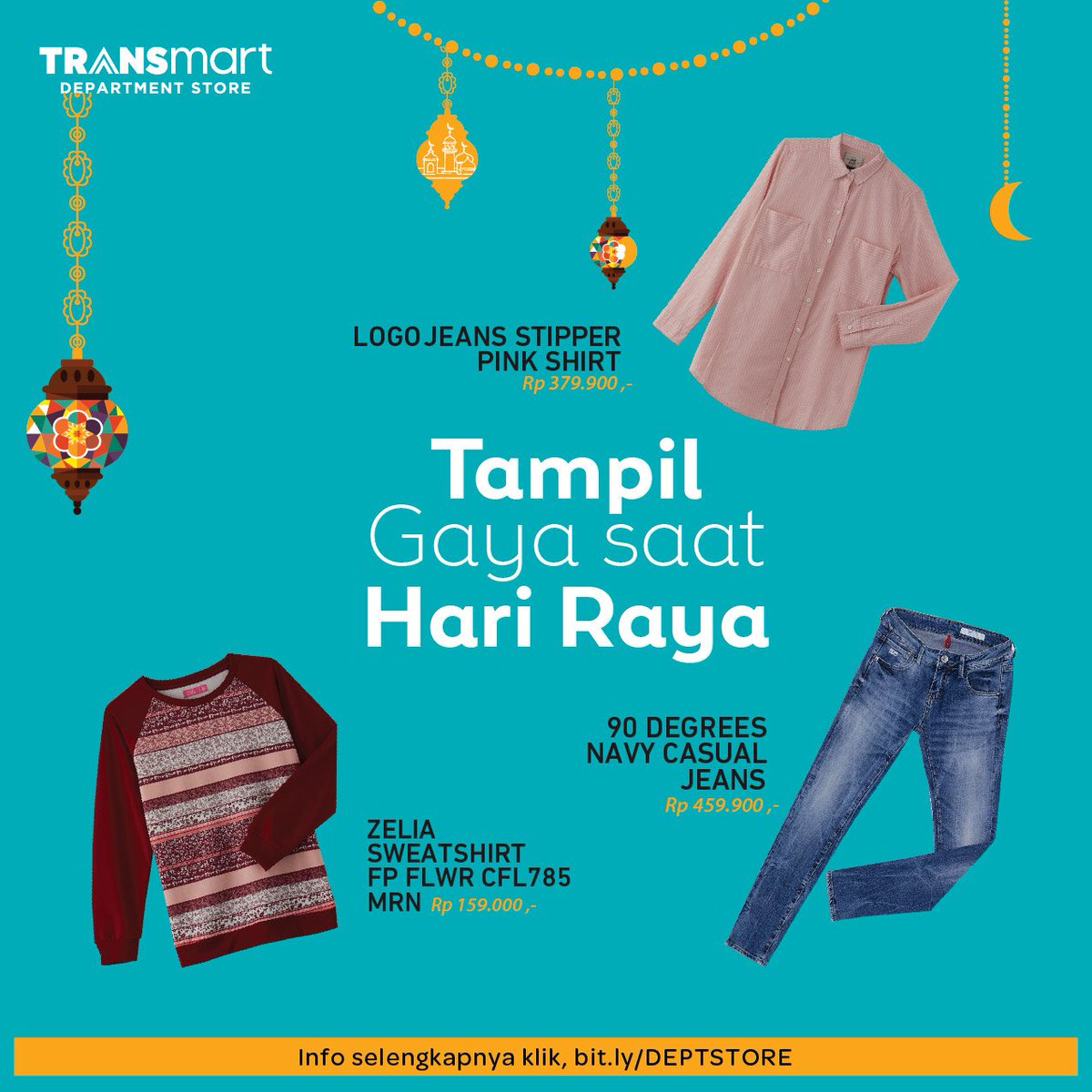 Transmart_IND's tweet photo. Untuk janjian nge-jeans bareng, kamu dan pasangan, lebih pilih atasan sweater atau kemeja nih Sahabat? Yuk, pilah-pilih gaya andalanmu di Transmart Dept. Store! Lihat promo spesial Ramadan dan Lebaran di https://t.co/I1FEB6XslA
#TransmartDeptStore #RamadanBersamaTransmart https://t.co/vof9nzKX3E