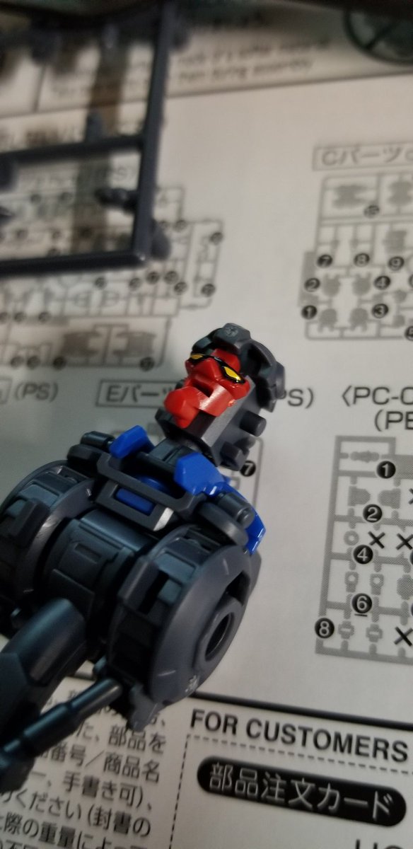 In all honesty, I dont even want to finish the face now, this is the best gundam face we needed. #GundamIBO #dantalion