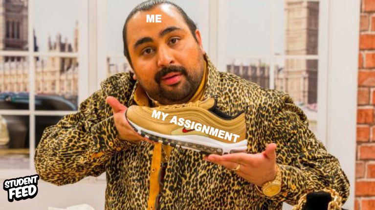 When the teacher thinks you haven’t done your assignment, but you smugly give it to her: 

😂😂😂 <a href="/CHABUDDYGEEZY/">Chabuddy G</a>