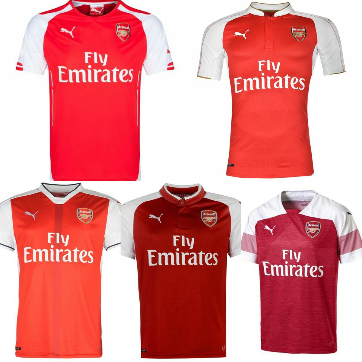 arsenal kit by year