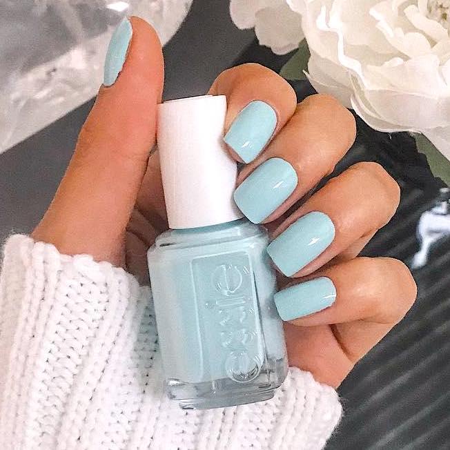 essie's tweet photo. loving @camilacoehlo's #mintcandyapple mani! so obsessied. 😍 https://t.co/AT7ovWfNT0