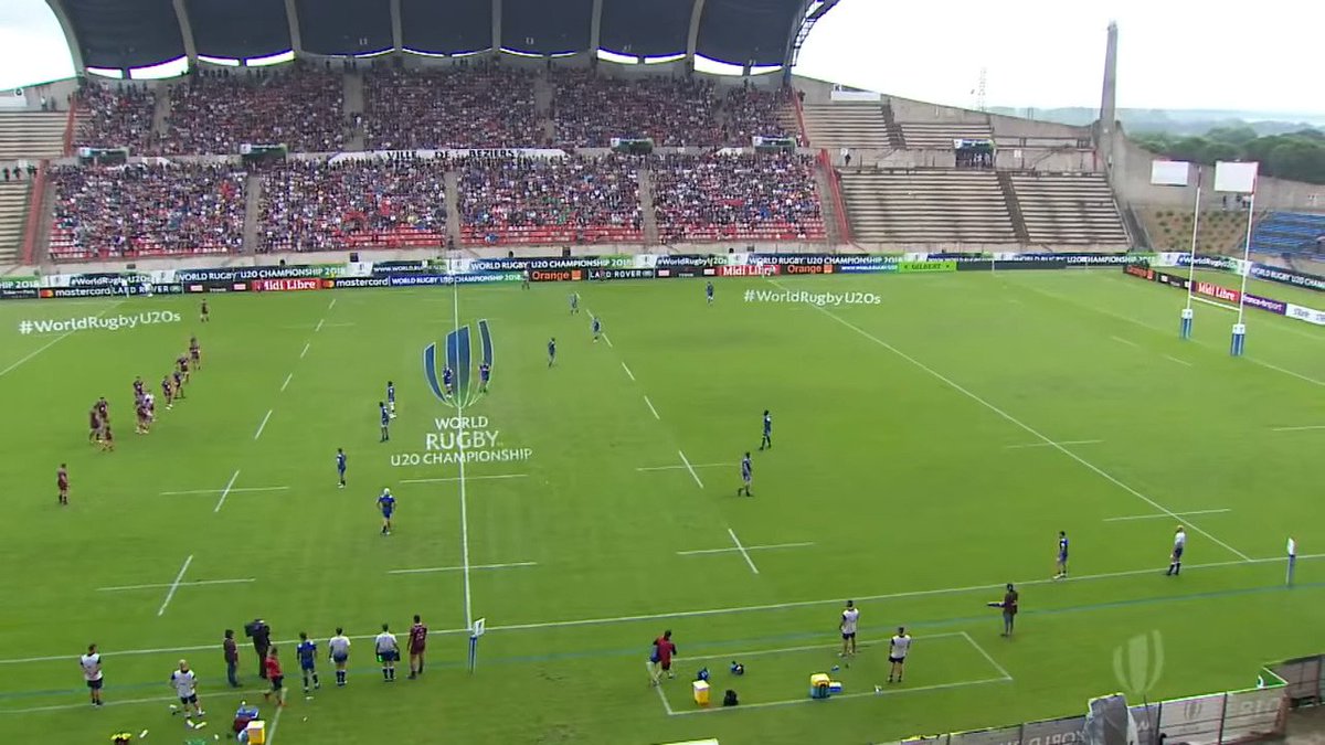 Check out our surface branding across each stadium at the World Rugby Under 20s Championship in France. Every pitch, every game #teamHD #signology #notjustsigns 🇫🇷🏉😁 <a href="/WorldRugby/">World Rugby</a> #rugby #branding #HDsignology