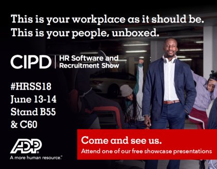ChrisMyersADP's tweet photo. Are you attending #HRSS 2018 – June 13th &amp; 14th?  Make sure you visit the @ADP_UK stand (C60) to find out how we’re helping companies put #employees at the heart of their business. #peopleunboxed https://t.co/owHBMqsuyJ https://t.co/4Tw6mJR8wi