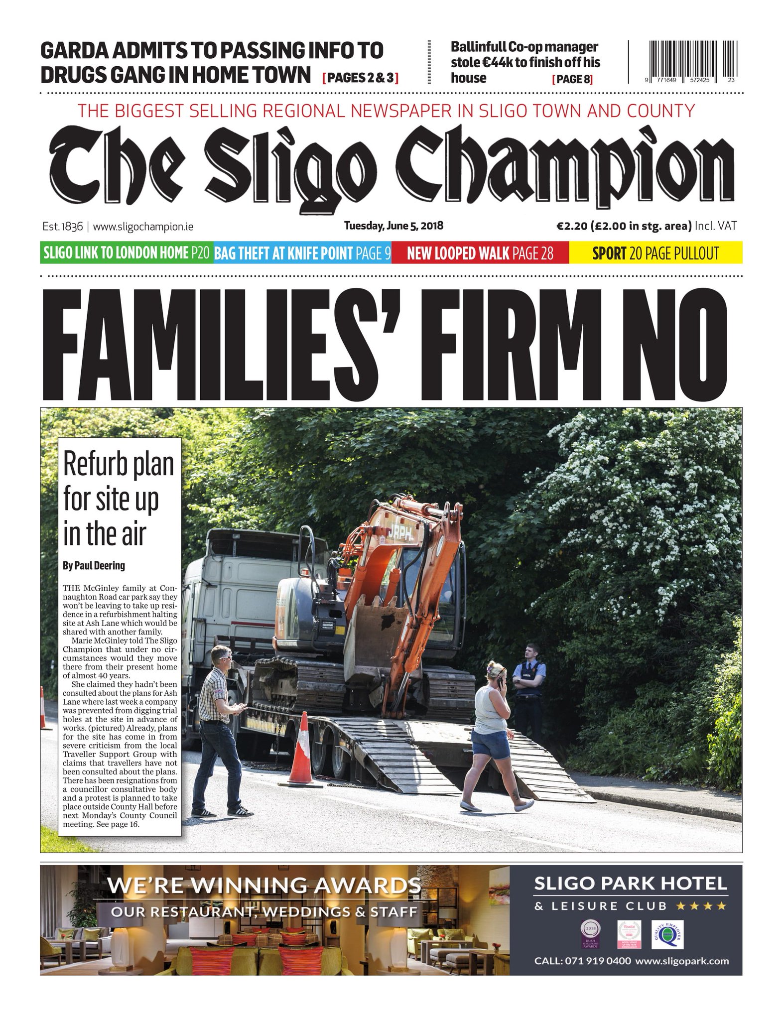Syd længst gullig Twitter \ The Sligo Champion على تويتر: "We're out! Leading this week with  the McGinley Families' firm 'No' to a move to Ash Lane...@pauldeering14  reports in today's #Sligochampion #Sligo https://t.co/dgyhMG2Yes"