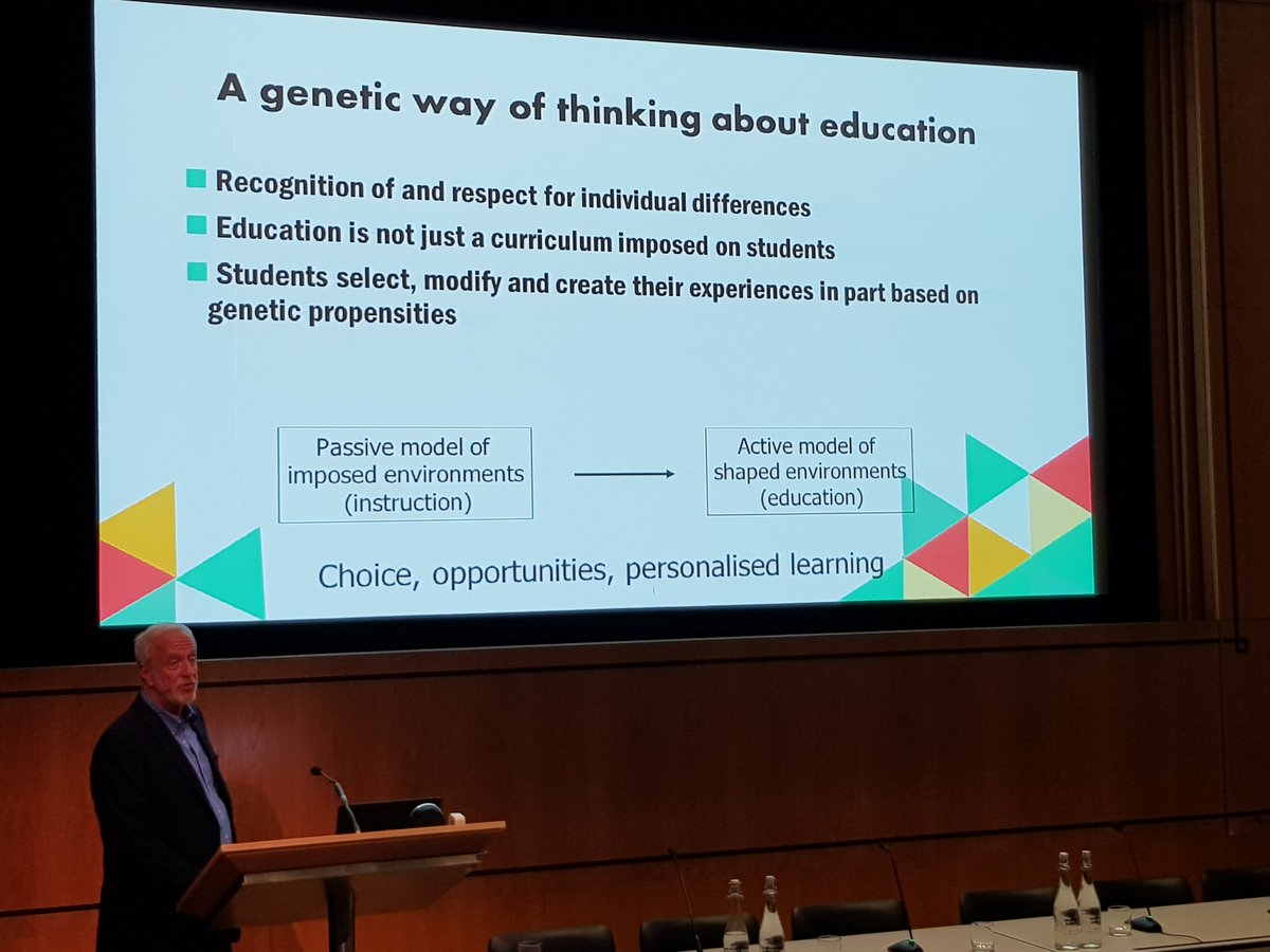 Foundation_JF's tweet photo. At #EARLISIG22 Prof. Robert Plomin states that knowing early on about children's high or low polygenic score for educational attainment could help figure out individualized learning methods to help all children in school
#respect4differences #genetics #personalizedlearning #genes https://t.co/QQH1qbz83i