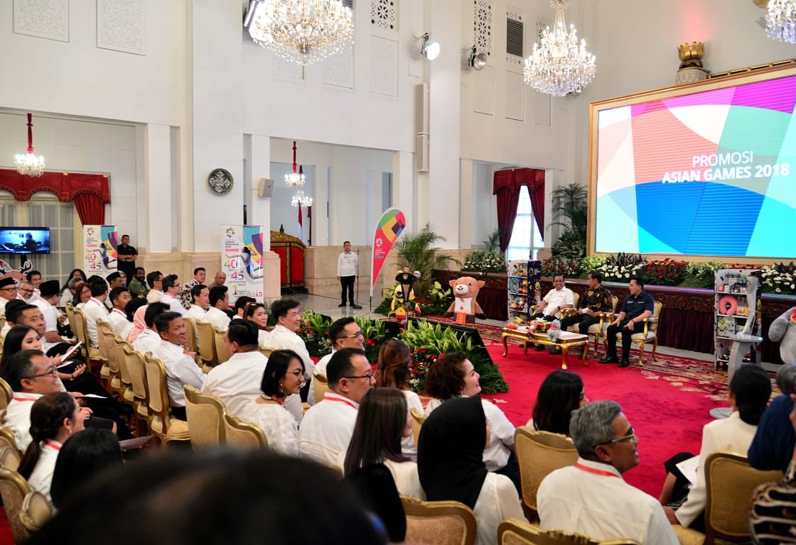 jokowi's tweet image. Mari #SukseskanAsianGames2018 -Jkw.