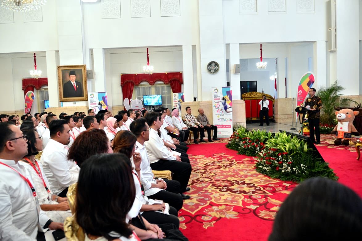 jokowi's tweet image. Mari #SukseskanAsianGames2018 -Jkw.