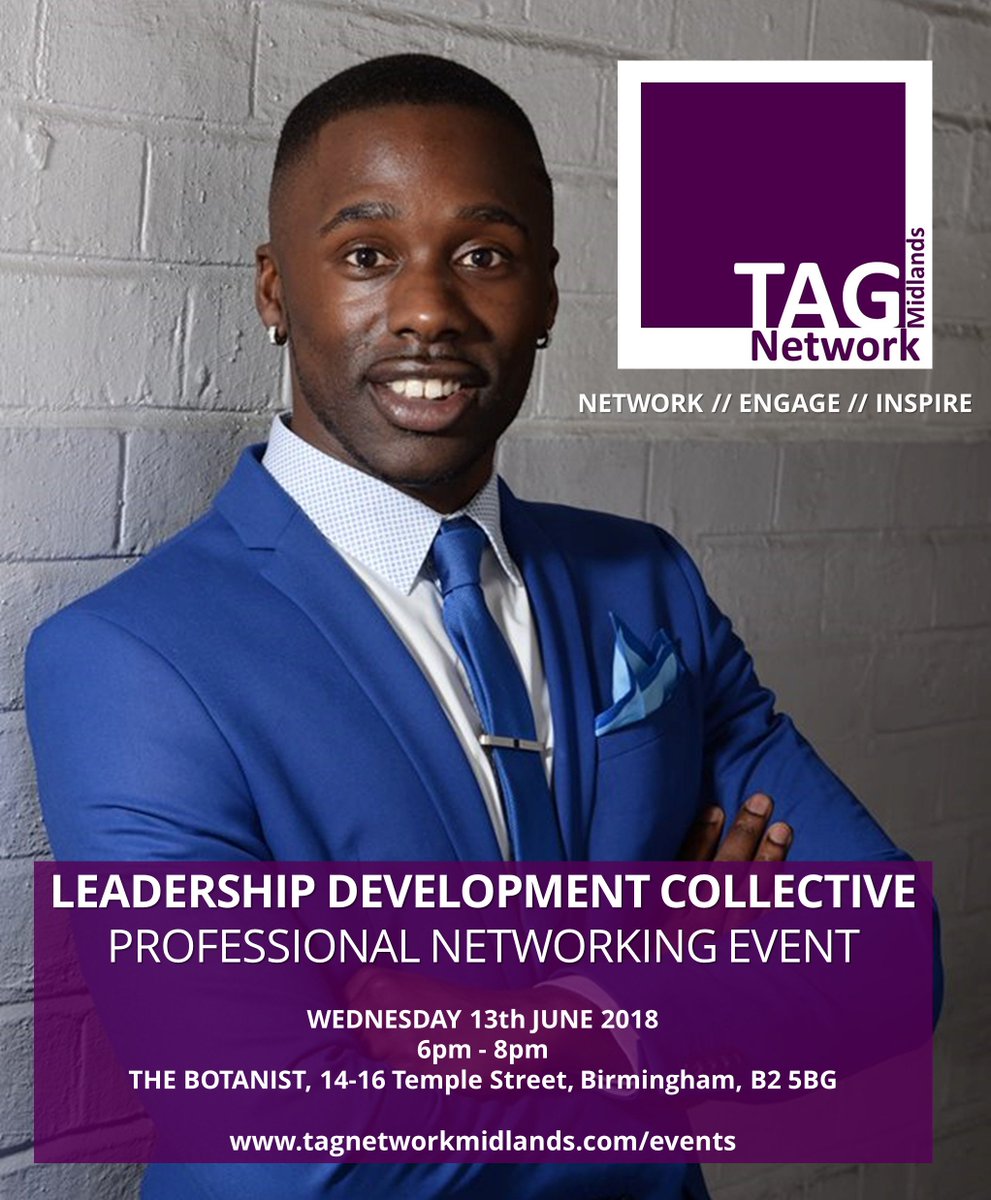 We're delighted to be hosting our Leadership Development Collective Professional Networking Event @BotanistBham w/ guest <a href="/Tru_Powell/">Dr Tru Powell</a>, MD of @theAltEvents, &amp; Creative/Events Dir of <a href="/AstonPAA/">AstonPerformingArtsA</a> discussing the topic of 'Resilience In #Leadership' BOOK NOW>> tagnetworkmidlands.com/events