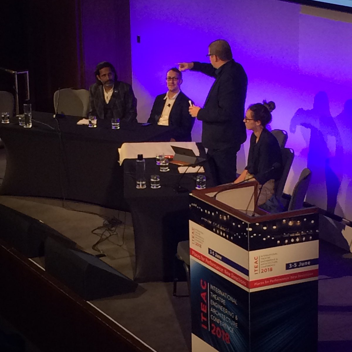 D3 last session of <a href="/iteac2018/">ITEAC</a> — dinner party-style convo with artists, technologists &amp; futurists speculating on key trends and developments in theatre and architecture in the 21st C.