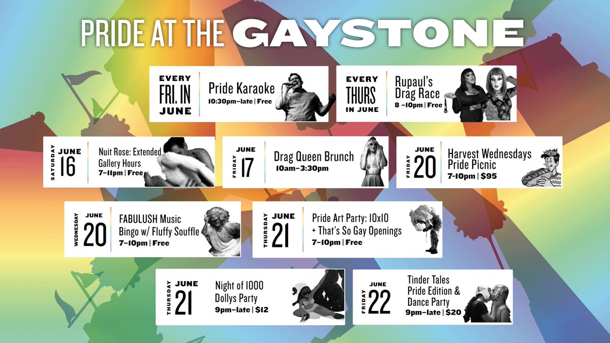 WestQueenWest's tweet photo. Check out this fab write-up by The Gaystone aka @GladstoneHotel highlighting #Pride events at the hotel &amp; in #WQW #QueerStreetWest: https://t.co/OfyTUpXDG8 ❤️ @BeaverToronto Town Barber, Sweaty Betty's @TheatreCentre &amp; @NuitRoseTO. #WestQueenWest #Toronto #Pride2018 #PrideMonth https://t.co/cn8fQGmmV3