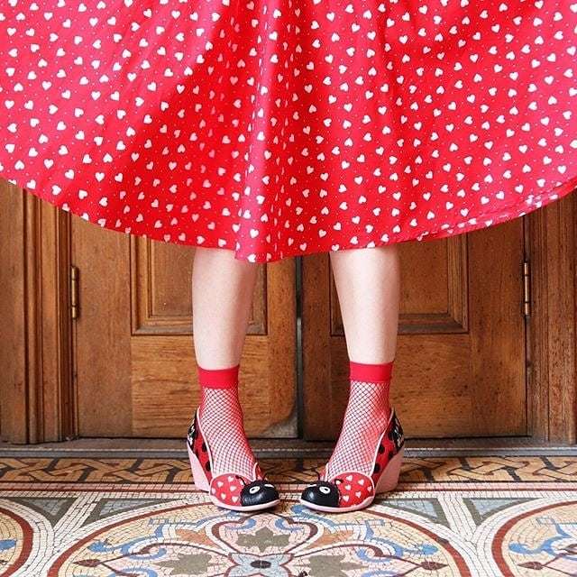 irregular choice lady bird shoes