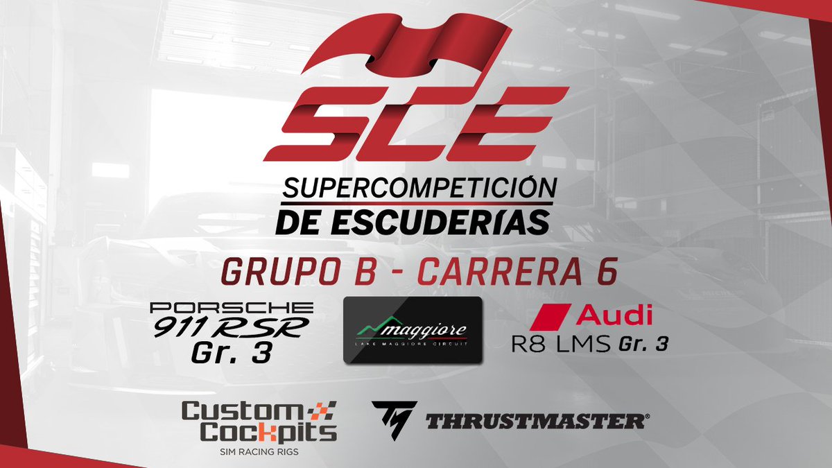 MundoGT's tweet photo. #GTSport | Esta noche en #Directo, vive la última carrera del Grupo B de la #SCE de donde saldrán oficialmente los 2 primeros finalistas para @Gamergy #HypeGamergy9 ¡No te lo pierdas! 👉 https://t.co/vfI6g9BlH9 https://t.co/OSRH3qLykR